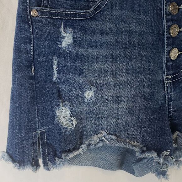 Indigo Rein Women's 26 Cutoff Jeans Shorts - Picture 3 of 10